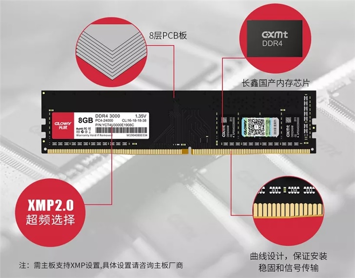 光威弈PRO內(nèi)存條明日首發(fā)：國(guó)產(chǎn)1X nm級(jí)顆粒，8層PCB