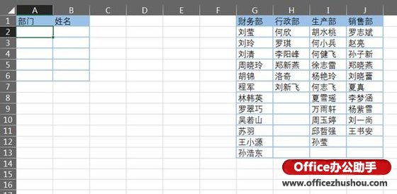 excel如何制作二級下拉菜單 EXCEL制作二級下拉菜單的方法