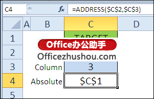 excel ADDRESS函數(shù)的使用實(shí)例 ADDRESS函數(shù)的語法及使用實(shí)例