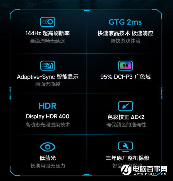 小米快速液晶顯示器24.5英寸發(fā)布：144Hz 999元