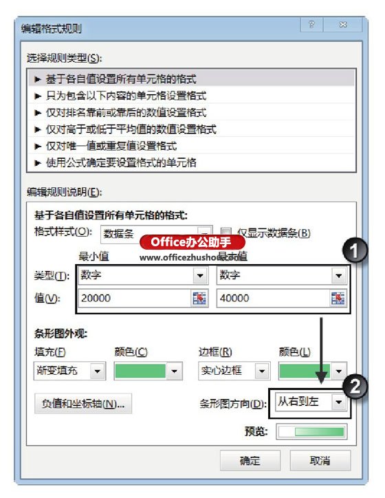 excel關(guān)聯(lián)表格數(shù)據(jù) 使Excel表格中兩列數(shù)據(jù)條具有可比性的方法