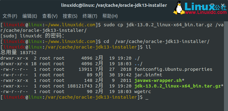 如何在Ubuntu 18.04/18.10和Debian 9上安裝Oracle Java 13
