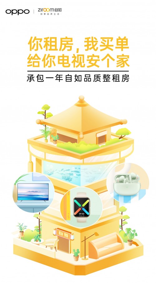 OPPO聯(lián)手自如：早安打工人 是時(shí)候搬新家了！