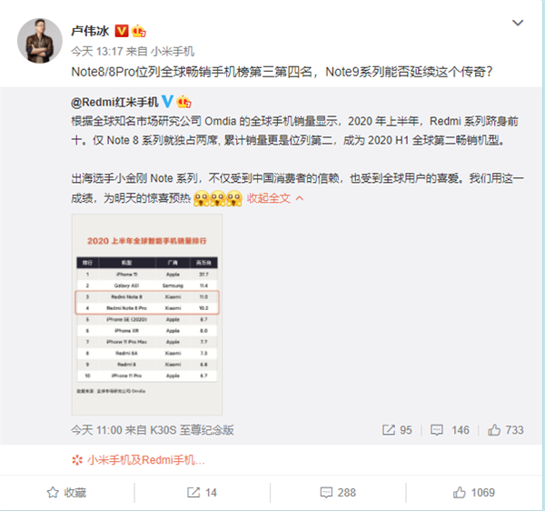 首款千元檔一億像素手機(jī)！Redmi Note 9系列明天官宣