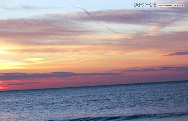 ps給人像照片添加唯美的夕陽(yáng)景色