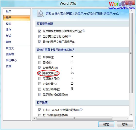 Word文檔怎么隱藏文字 Word2007文檔中隱藏文字的設(shè)置方法