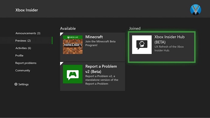 微軟推出改版后的Xbox Insider中心