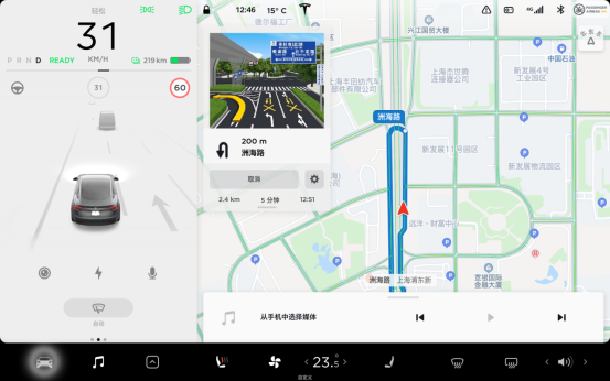 百度地圖導(dǎo)航路口放大圖功能正式登陸特斯拉車機(jī)地圖 精準(zhǔn)導(dǎo)航更進(jìn)一步