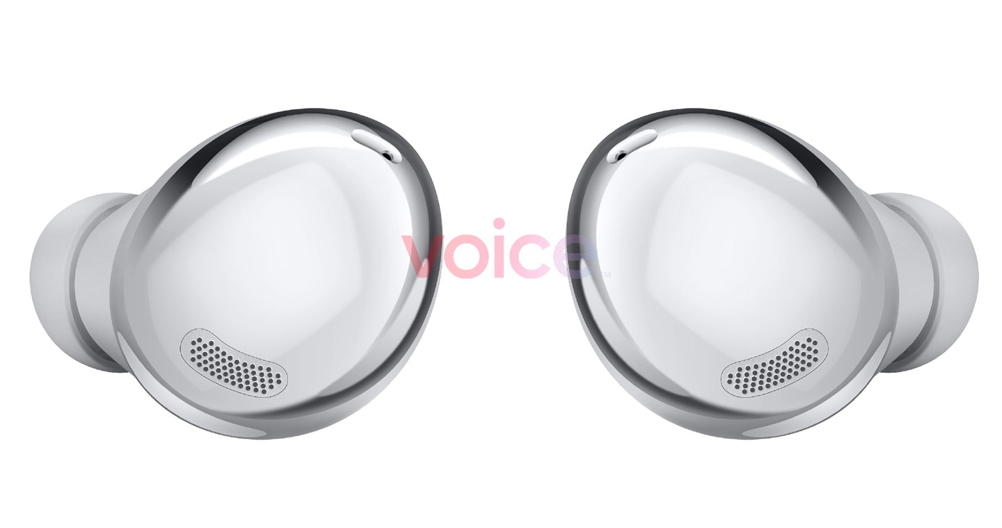 三星 Galaxy Buds Pro 耳機(jī)銀色版渲染圖曝光：支持主動(dòng)降噪，有望下月同 S21 一同推出