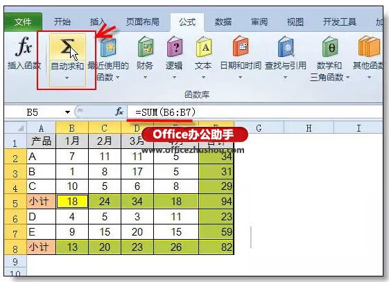 excel sum函數(shù)的使用方法 Sum函數(shù)的常用方法
