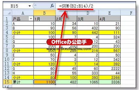 excel sum函數(shù)的使用方法 Sum函數(shù)的常用方法