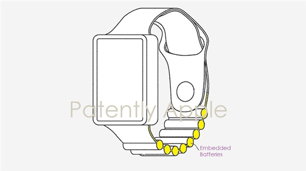 告別續(xù)航恐懼癥:蘋果Apple Watch電池表帶專利曝光