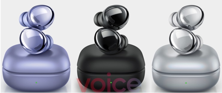 三星 Galaxy Buds Pro 耳機(jī)渲染圖合集：三種配色，有望與 S21 同步推出
