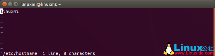 Ubuntu 修改終端顯示的主機(jī)名和用戶名