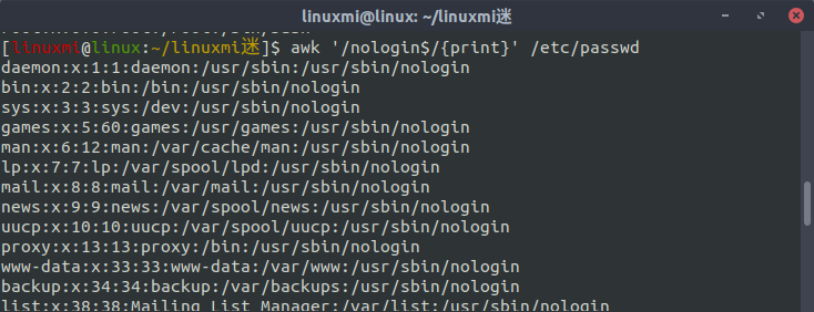 Linux常用命令 awk 入門基礎(chǔ)教程