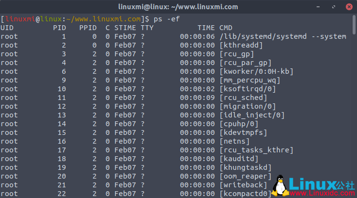Linux常用命令 ps 入門(mén)基礎(chǔ)教程