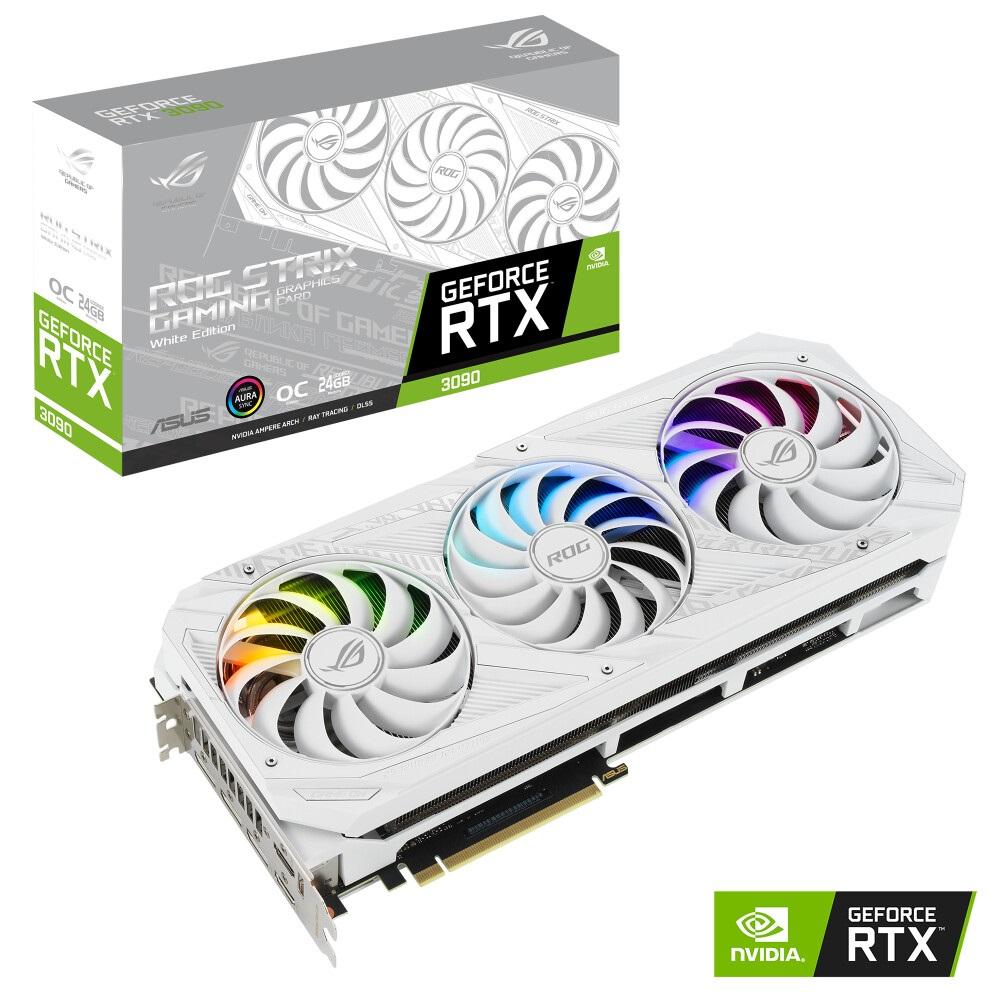 全白設計，華碩推出新款 ROG Strix RTX 3090、3080、3070 顯卡