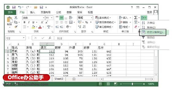 excel多列數(shù)據(jù)排序 對Excel中數(shù)據(jù)進行單列排序和多列排序的方法