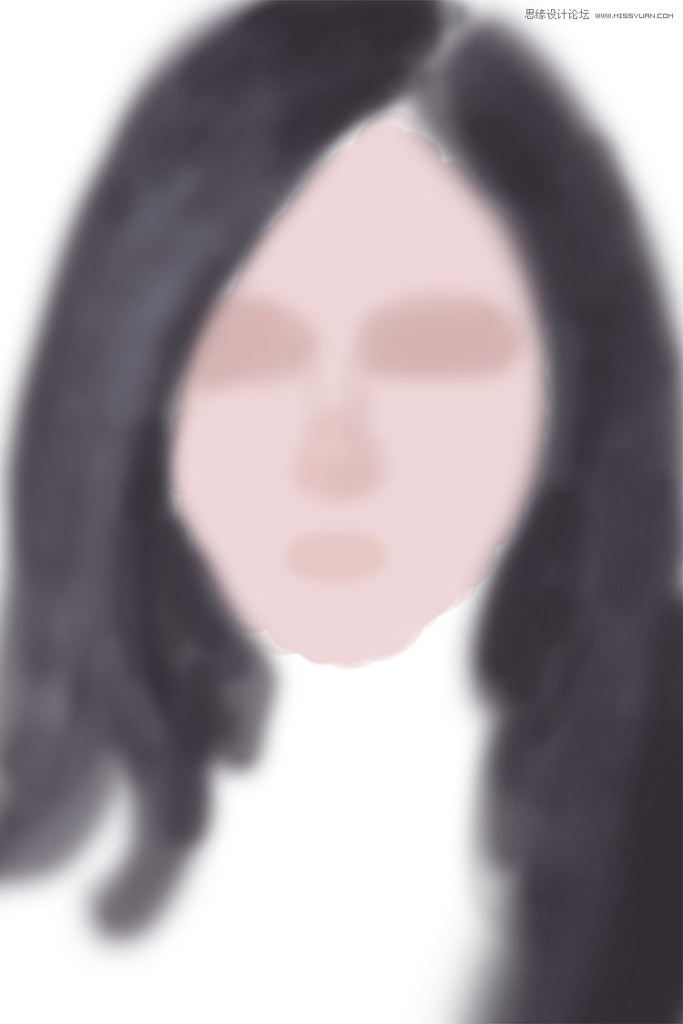 PS繪制清純美麗的女孩教程