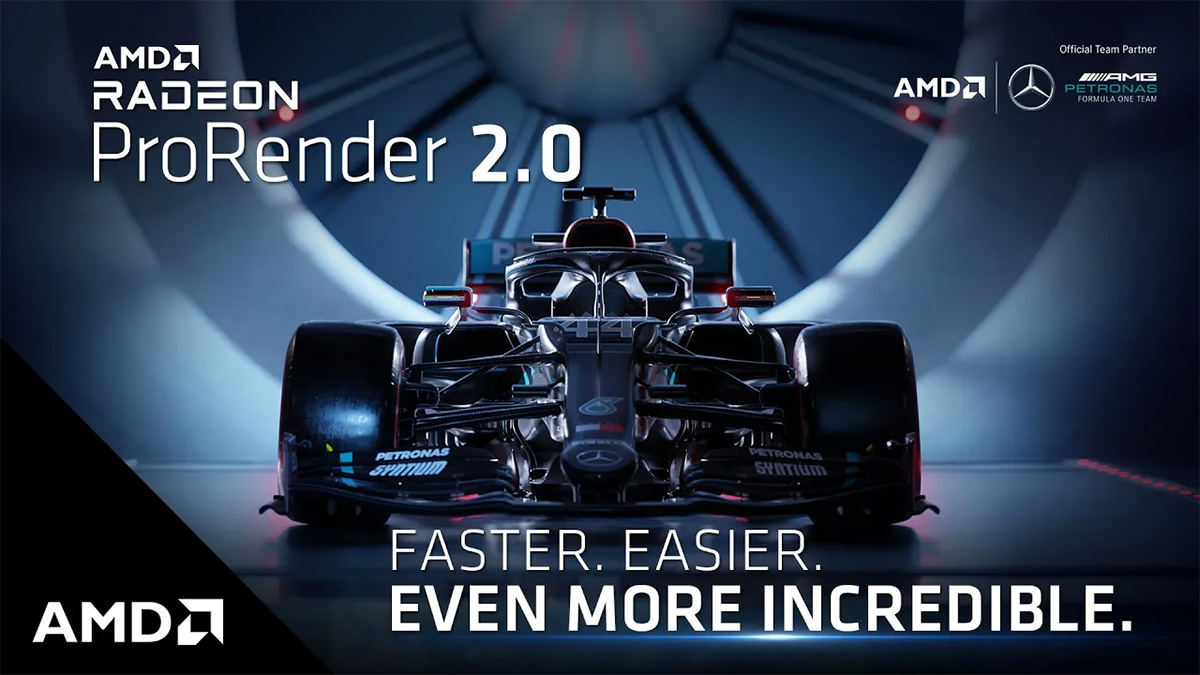 AMD推出ProRender 2.0渲染器, 加入支持RX 6900 XT硬件光追