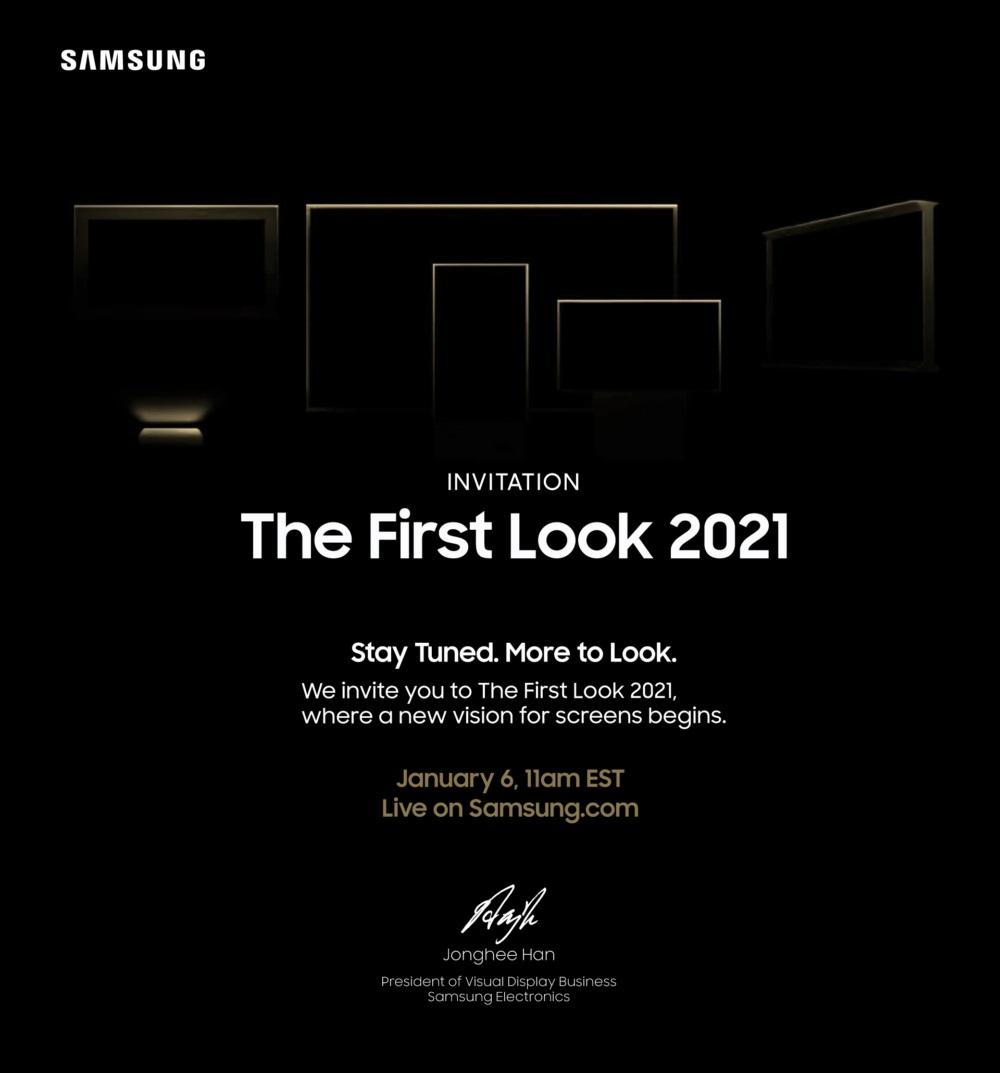 三星 The First Look 2021 活動將于 1 月 7 日舉行