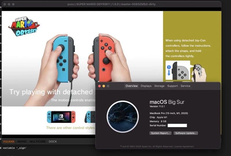 開發(fā)人員成功在蘋果 M1 Mac 上模擬 Nintendo Switch 游戲