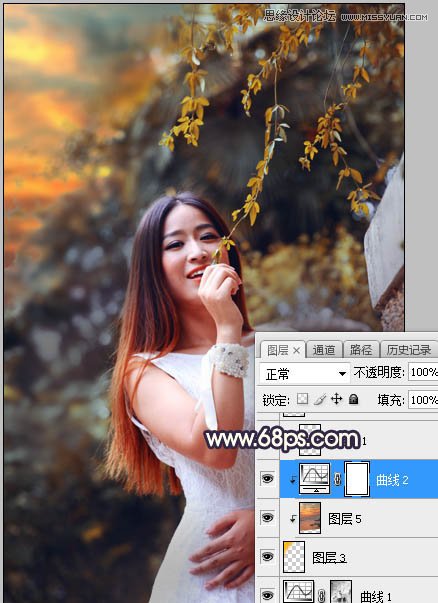 PS給外景人像照片添加陽(yáng)光裝飾效果