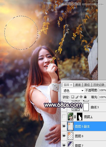 PS給外景人像照片添加陽(yáng)光裝飾效果