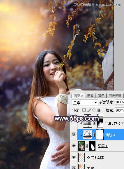 PS給外景人像照片添加陽(yáng)光裝飾效果