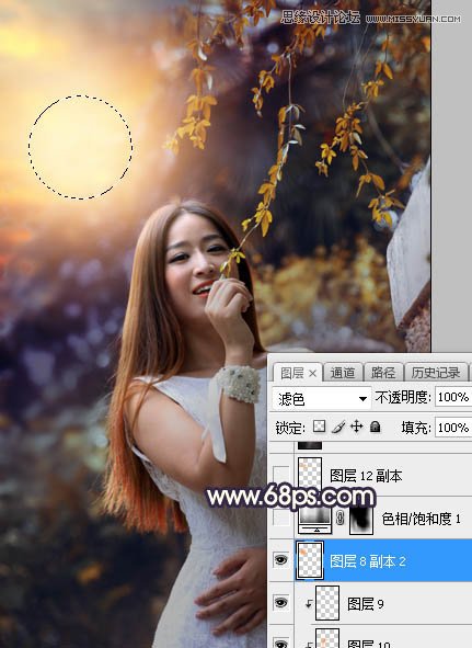 PS給外景人像照片添加陽(yáng)光裝飾效果