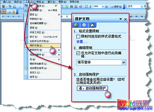 Word文檔受保護(hù) 巧用窗體域 讓W(xué)ord文檔受保護(hù)不被刪除