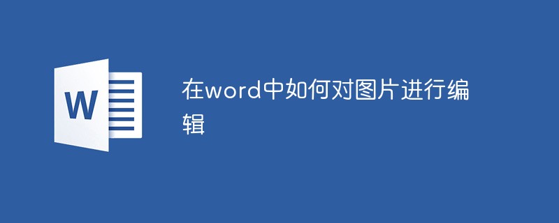 在word中如何對(duì)圖片進(jìn)行編輯
