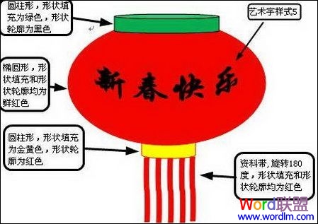 Word2007制作春節(jié)喜慶用品 看我如何利用Word2007制作春節(jié)喜慶用品