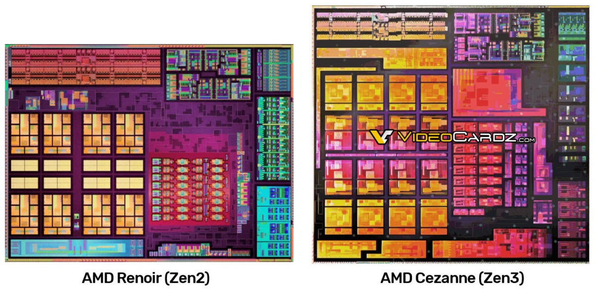 AMD 銳龍 5000 系 Cezanne APU 核心圖曝光：8 核 16 線程，將于 1 月 11 日發(fā)布