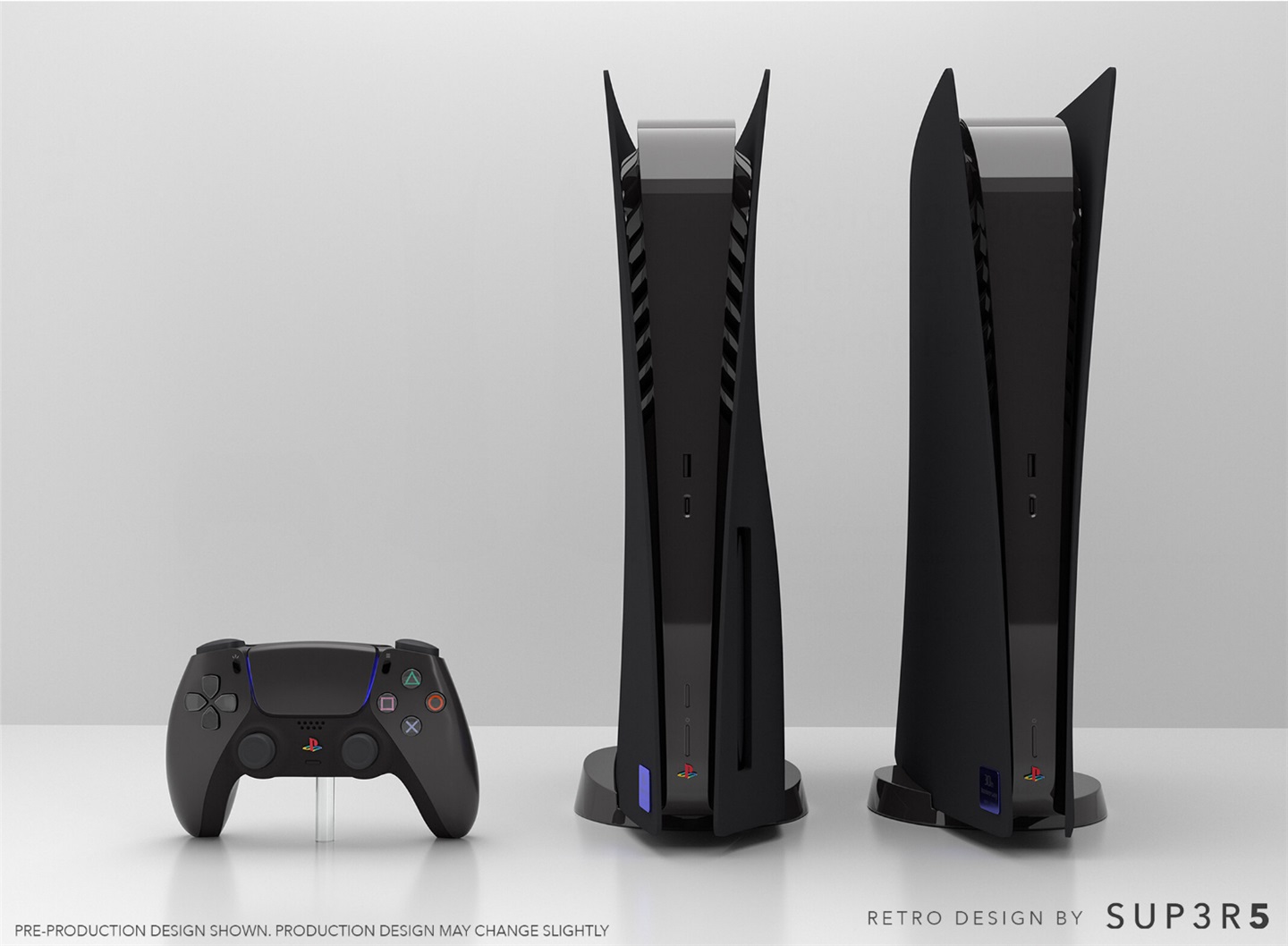 國外廠商發(fā)布復古定制版黑色 PS5，售價 649 美元