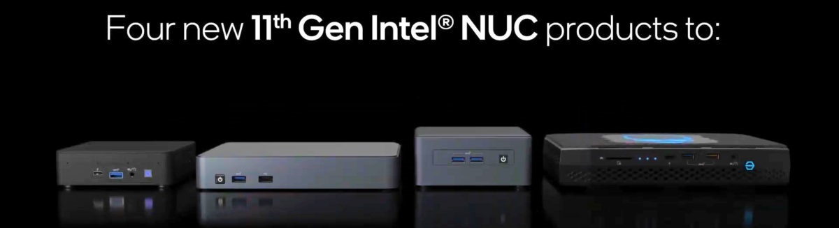 英特爾發(fā)布 NUC11 系列迷你主機:最高配備 i7 1185G7 四核 CPU