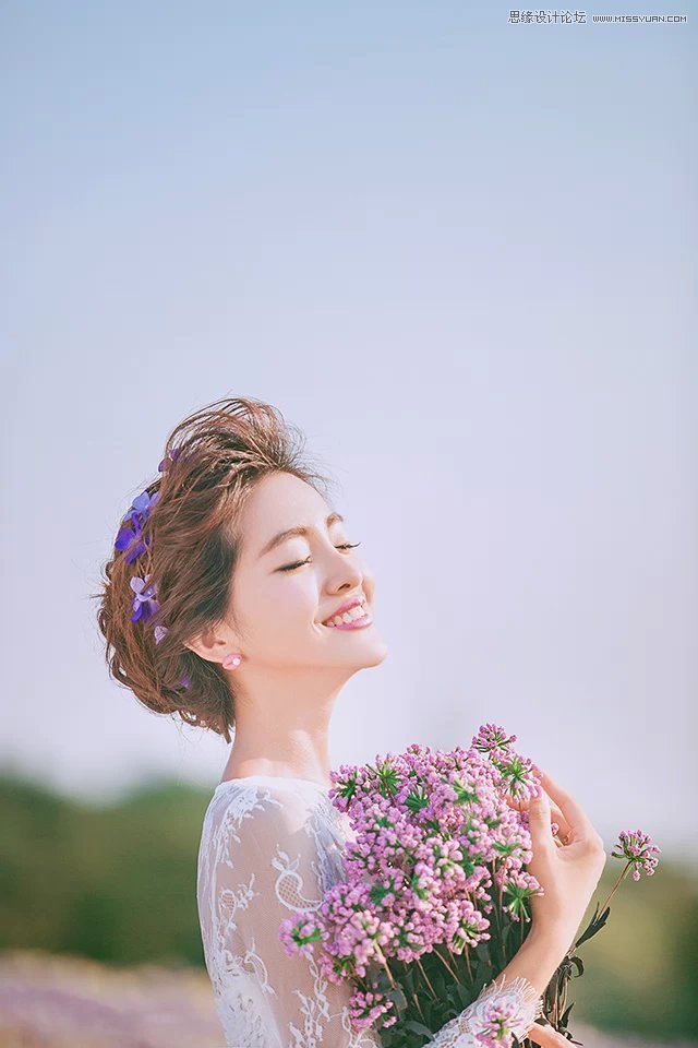 PS調(diào)出外景照片韓式小清新藝術(shù)效果