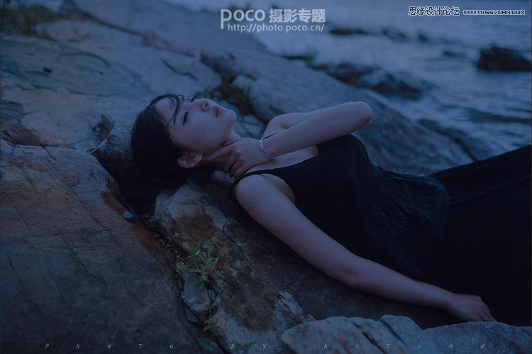 ps調(diào)出人像照片暗色電影膠片效果