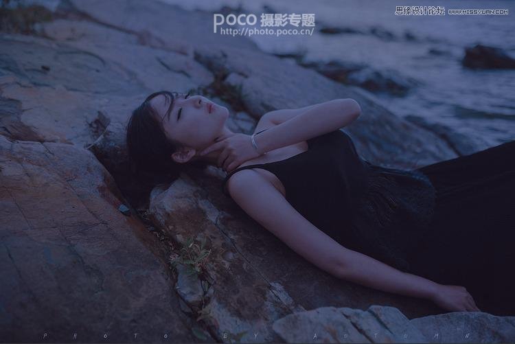 ps調(diào)出人像照片暗色電影膠片效果