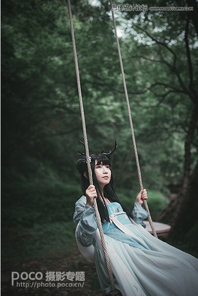 PS結(jié)合LR制作外景人像唯美的暗夜效果