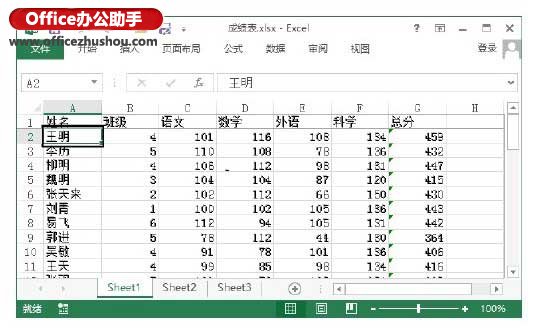 excel打印時固定表頭 Excel2013中在查看數(shù)據(jù)時固定表頭的方法