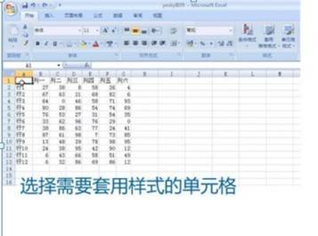 excel表格樣式 Excel表格樣式的套用與創(chuàng)建