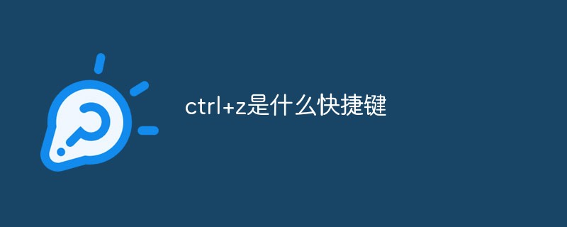 ctrl+z是什么快捷鍵