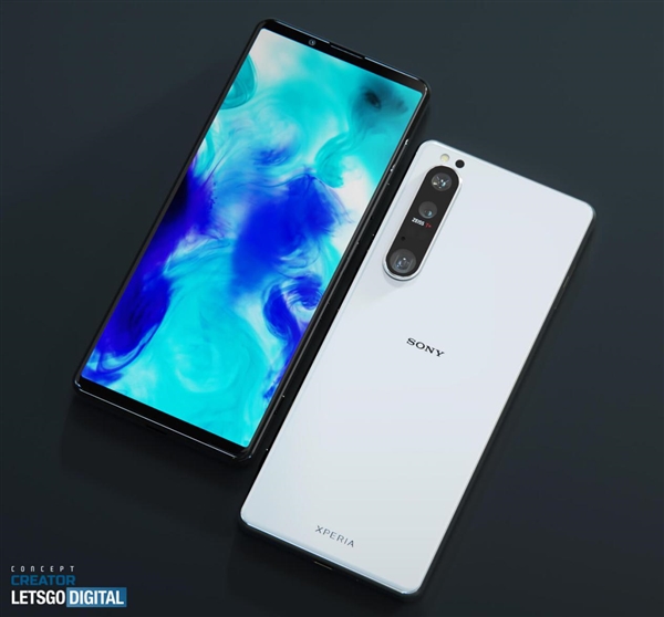 全球唯一4K/120Hz屏手機！索尼Xperia1 III渲染圖曝光：潛望式徠卡三攝加持