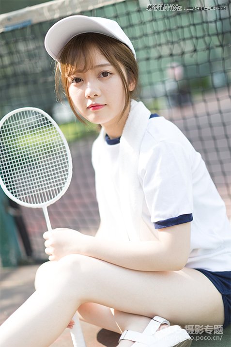 PS結(jié)合LR調(diào)出外景運動女孩日系淡雅效果