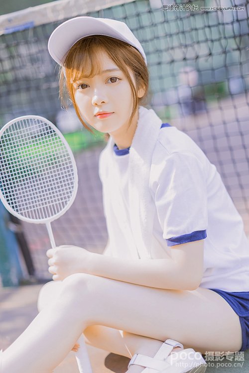 PS結(jié)合LR調(diào)出外景運動女孩日系淡雅效果