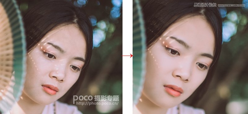 巧用PS高低頻工具去除人像面部的發(fā)絲