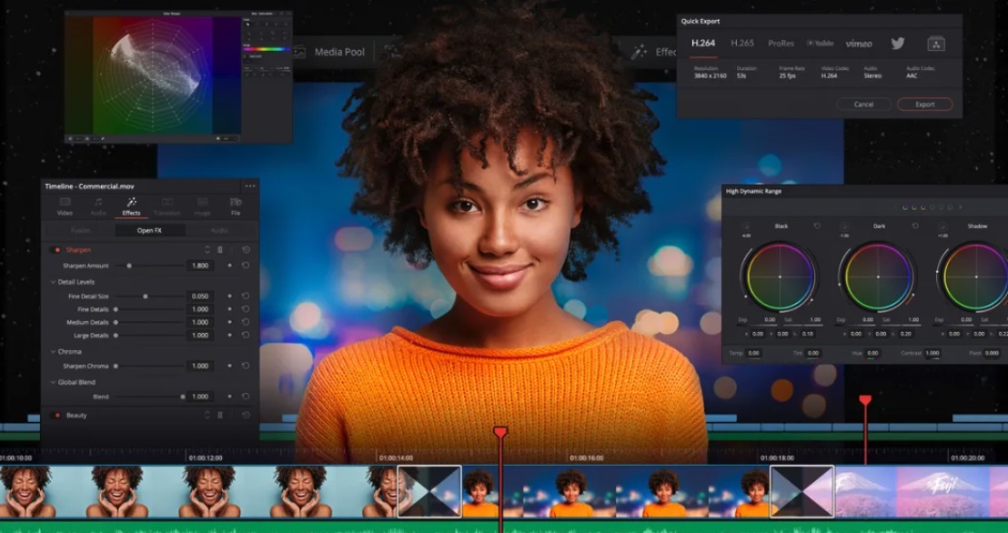 視頻調(diào)色軟件 DaVinci Resolve 17 正式版發(fā)布:超 300 項新增和改進(jìn)