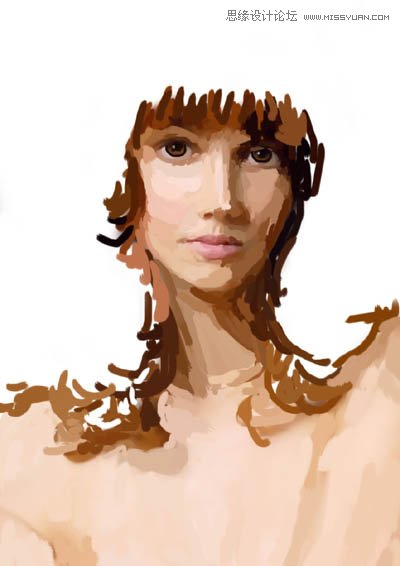 用PS鼠繪唯美的金發(fā)女模特教程