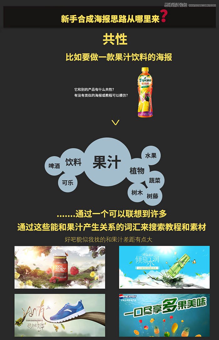 ps設(shè)計大氣時尚的水果飲料海報